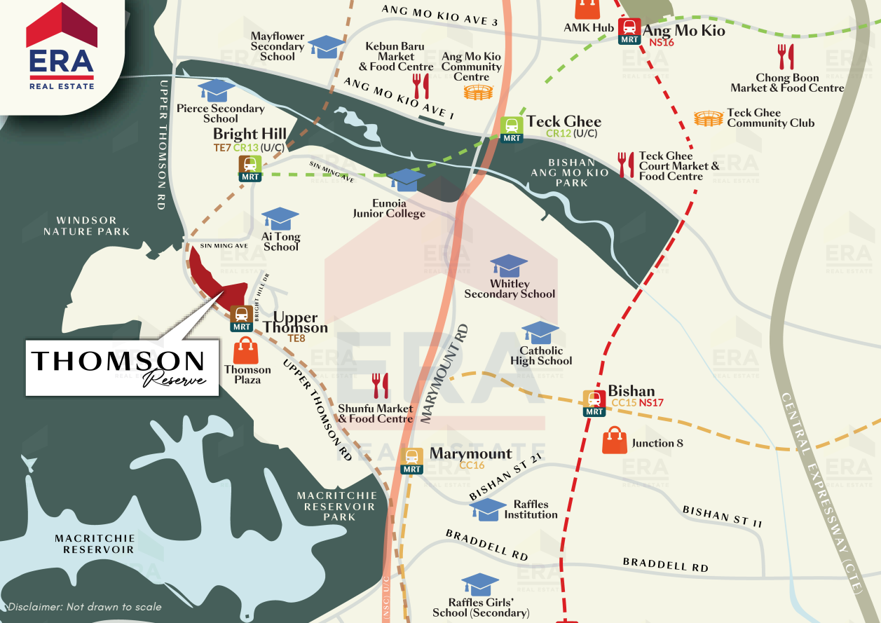 Thomson Reserve MRT Connectivity Map